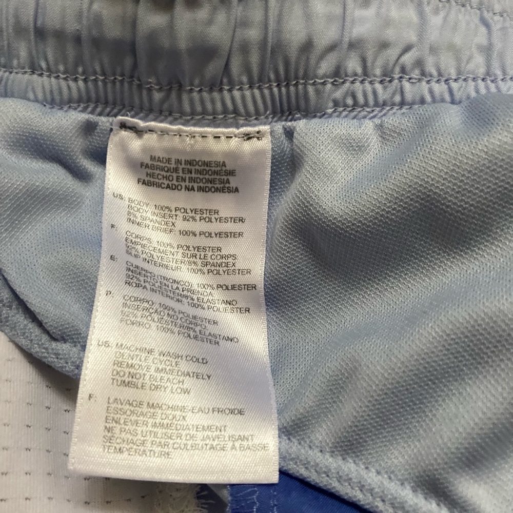 Adidas Royal Blue and White Sports Shorts - Picture 6 of 9